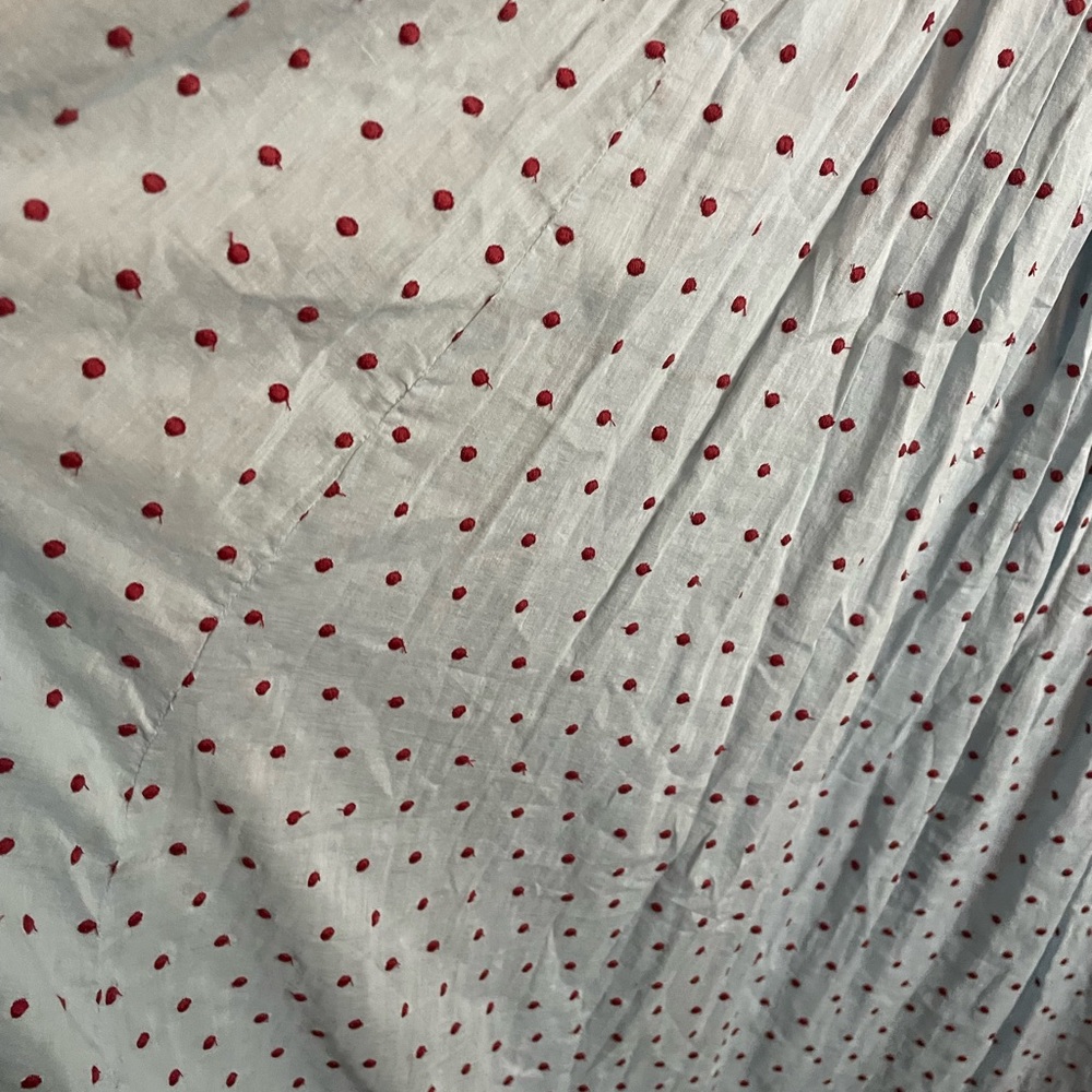 DÔEN
+ NET SUSTAIN Sol shirred Swiss-dot organic cotton-voile maxi dress - Picture 9 of 13